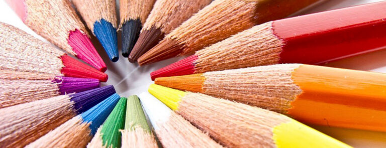 Colourful pencils 