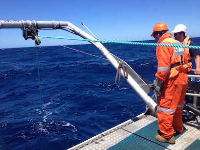 Thetis deployment off Rottnest Island