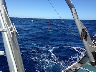 The tethis profiler nce deployed off Rottnest Island, WA