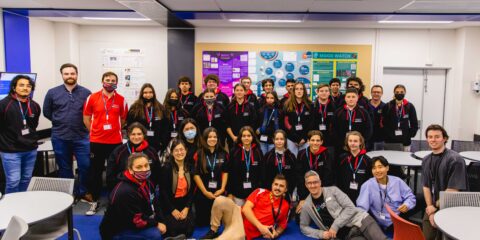 Indigenous Australian Engineering School workshop and tour of Optus 5G lab