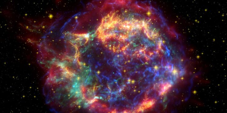 Colourful supernova