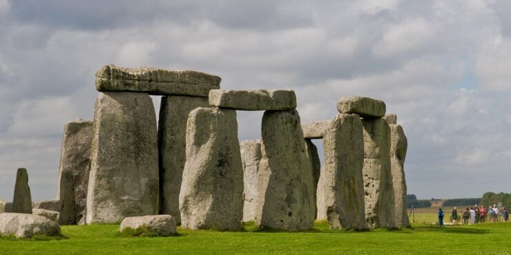 Stonehenge on an overcast day